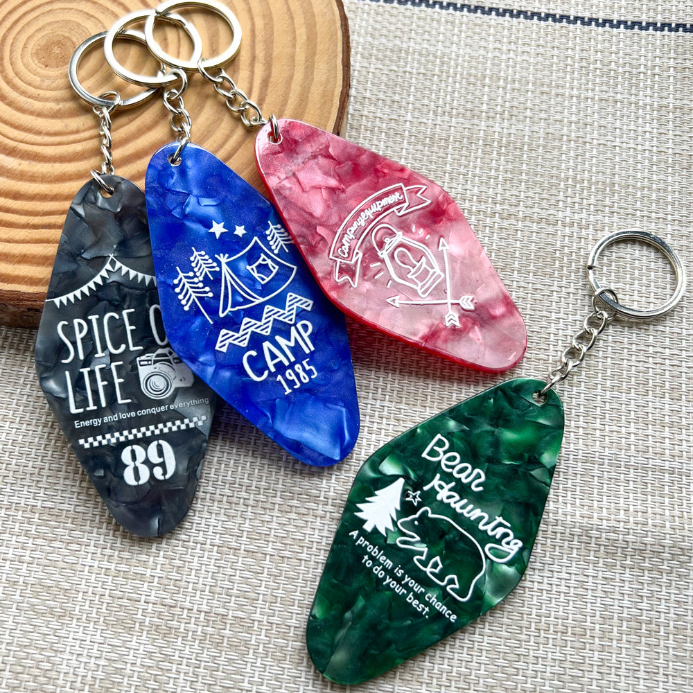 Custom Acrylic Keychains - Diamond Shape