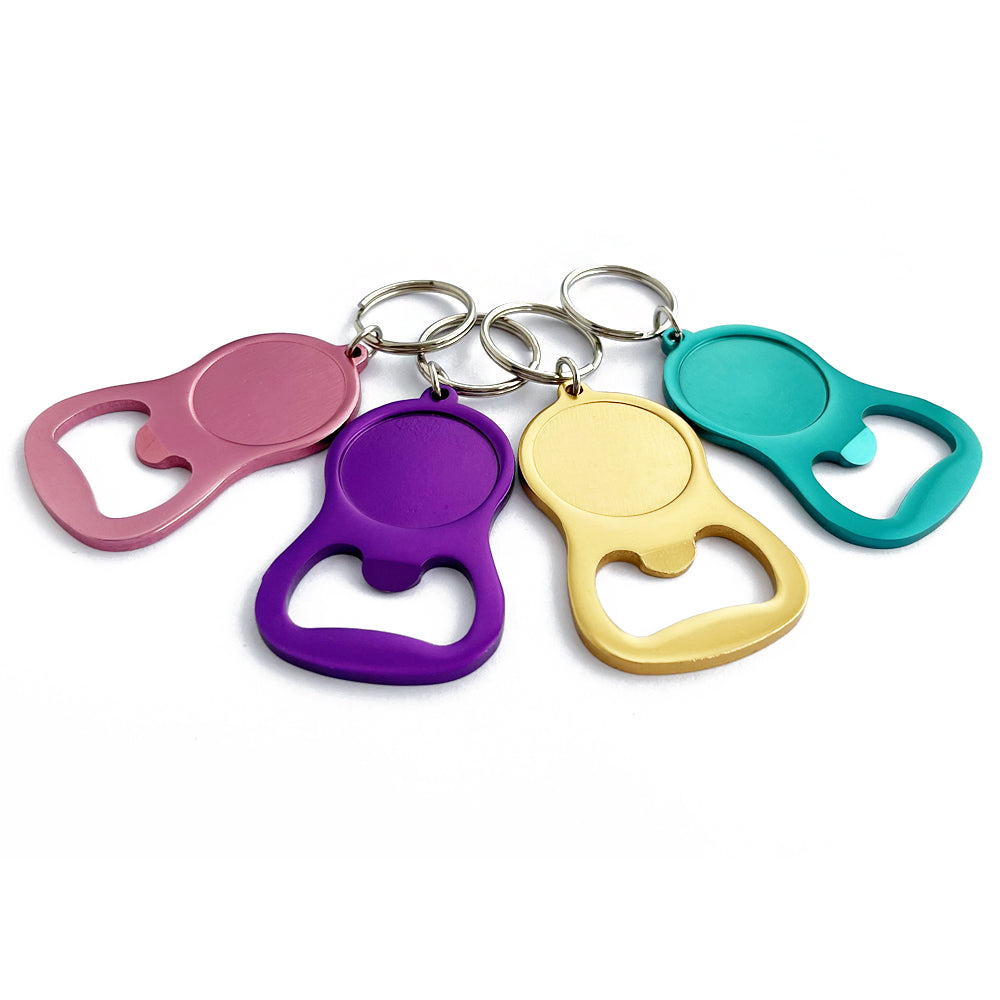 Custom Aluminium Bottle Opener Keychains-Free Design Proof & Quote