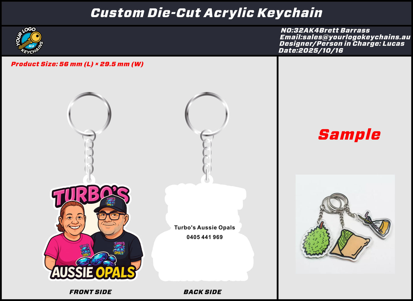 Acrylic Keychain 32AK4Brett Barrass 20251016