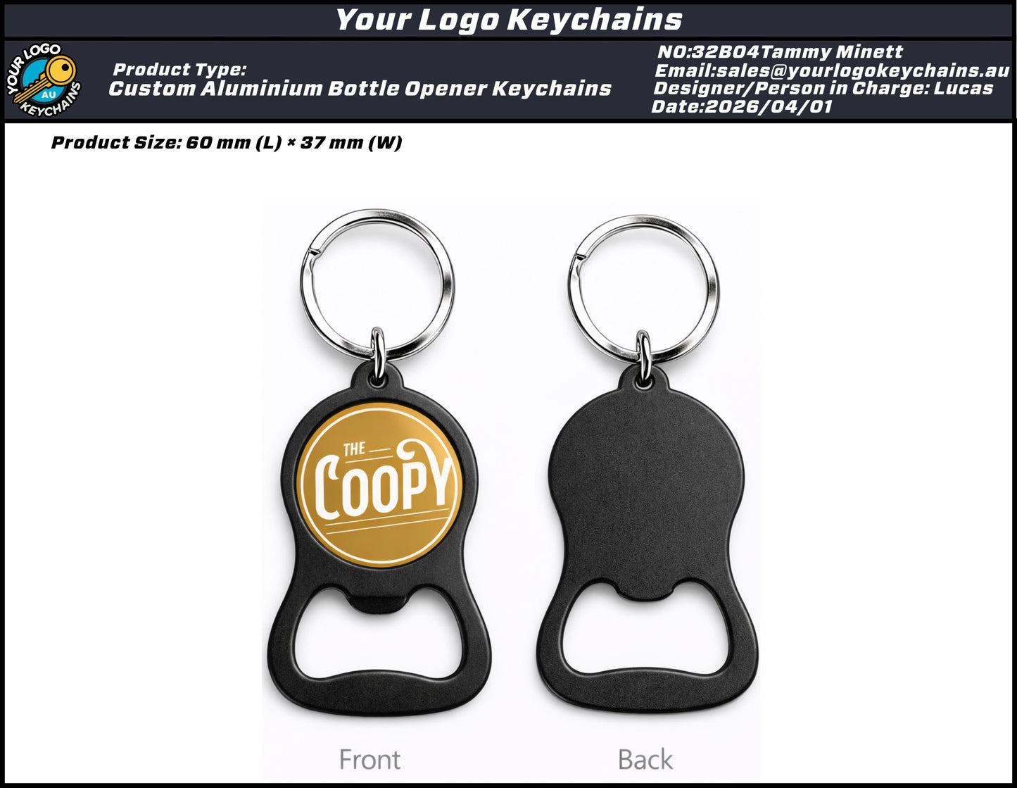 Custom Aluminium Bottle Opener Keychains - 20260402 - 32 - 1