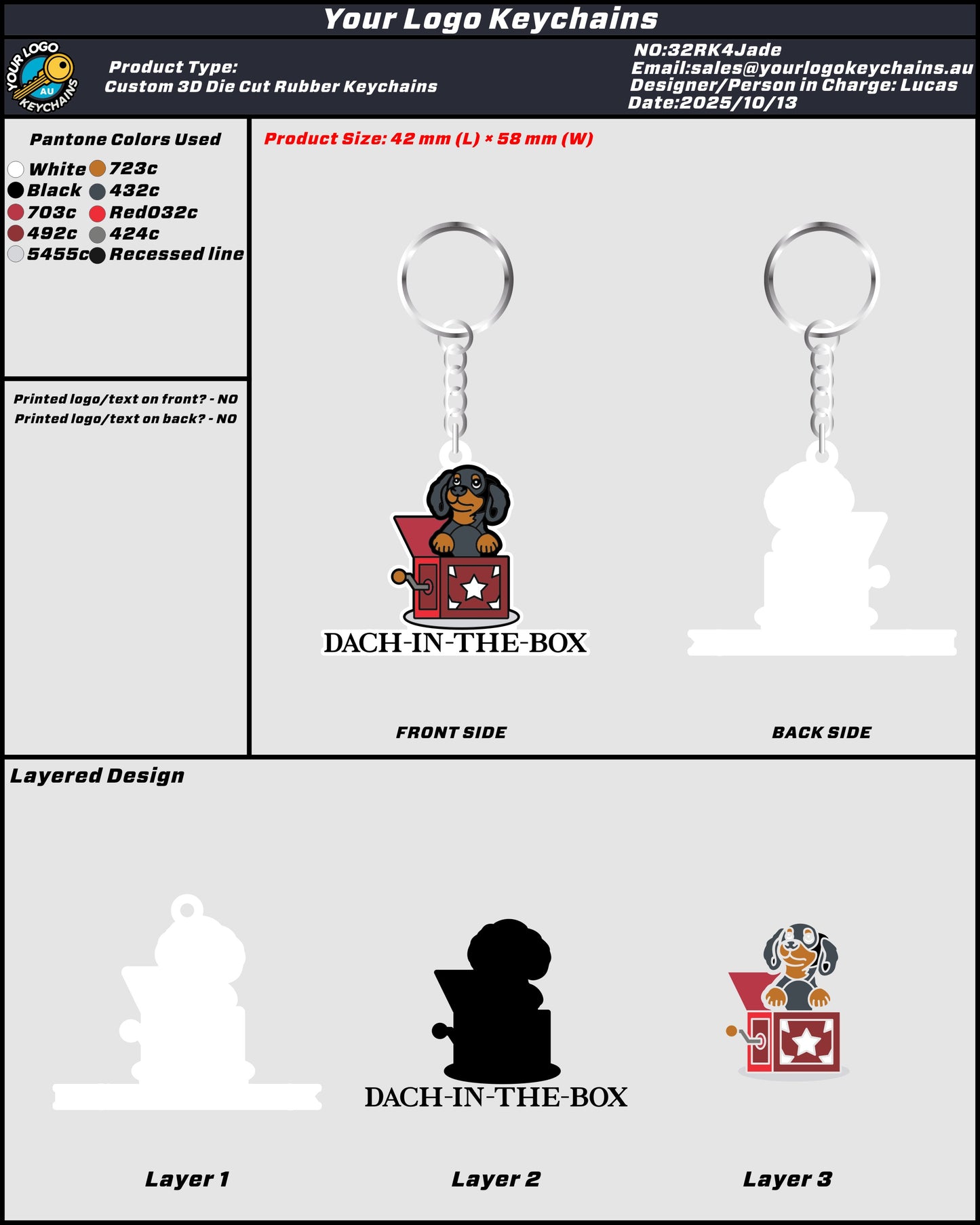 Rubber Keychain 32RK4Jade 20251013