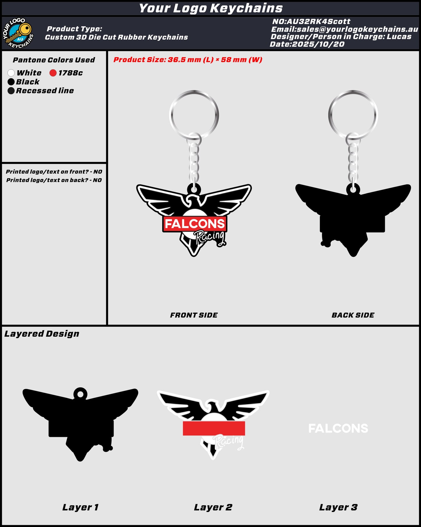 Rubber Keychain 32RK4Scott 20251020