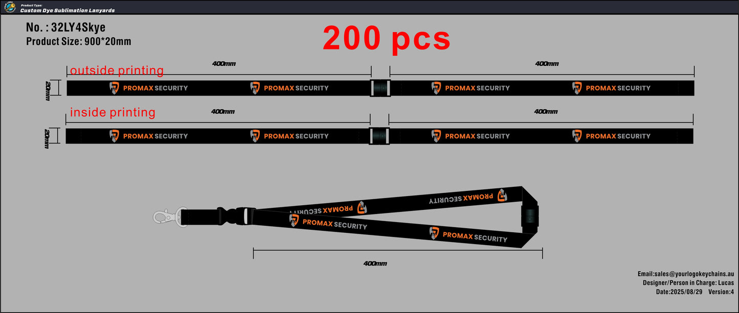 Breakaway Detachable Sublimation Lanyards 32LY4Joey 20250827-RE