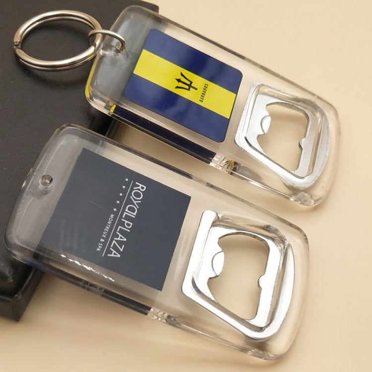 Acrylic Bottle Opener Keychain