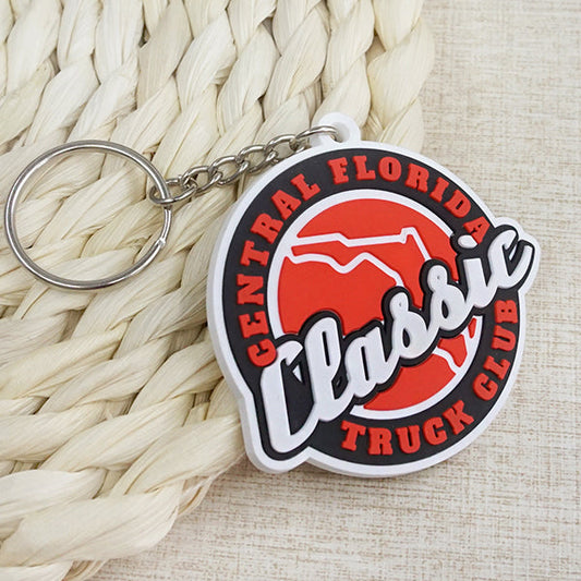 Eco-Friendly Soft PVC Rubber Keychains for Events