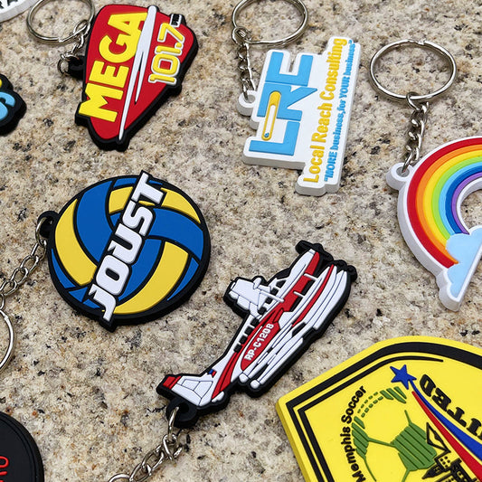 Bulk Custom Rubber Keychains – Soft PVC Keychain Manufacturer