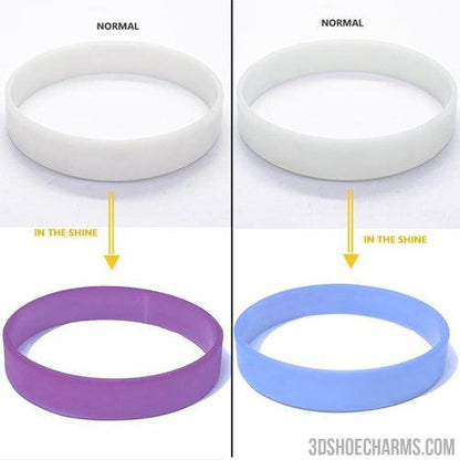Custom UVReact Silicone Wristbands - Order Online