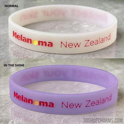 Custom UVReact Silicone Wristbands - Order Online