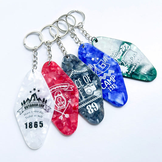 Custom Acrylic Keychains - Diamond Shape