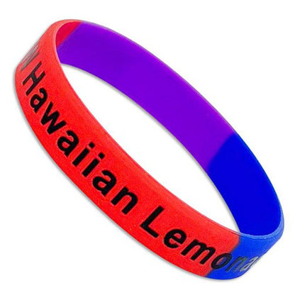 Custom Segmented Silicone Wristbands - Order Online