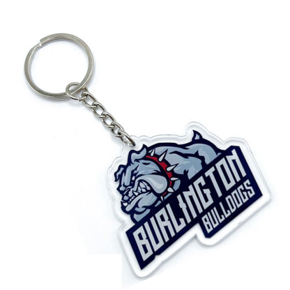 Custom Die-Cut Acrylic Keychain - Free Design Proof & Quote