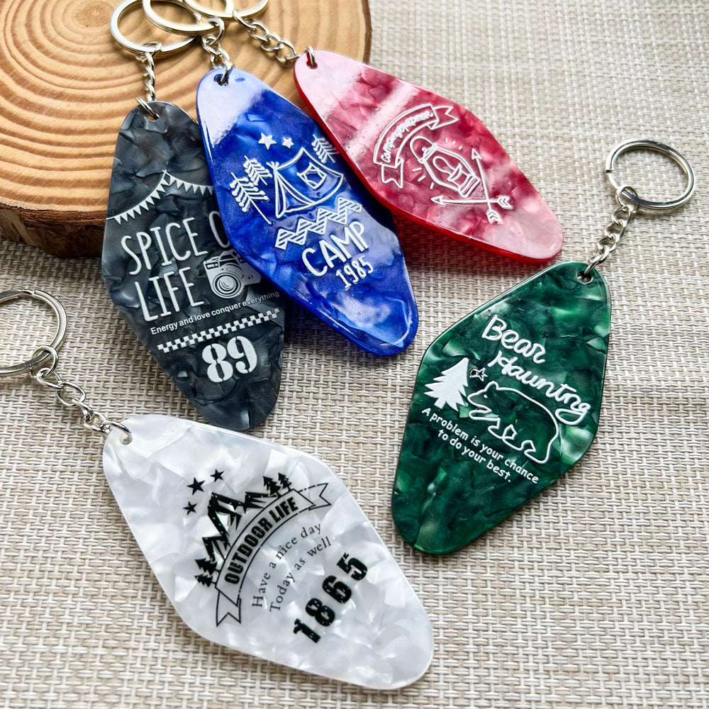 Custom Acrylic Keychains - Diamond Shape