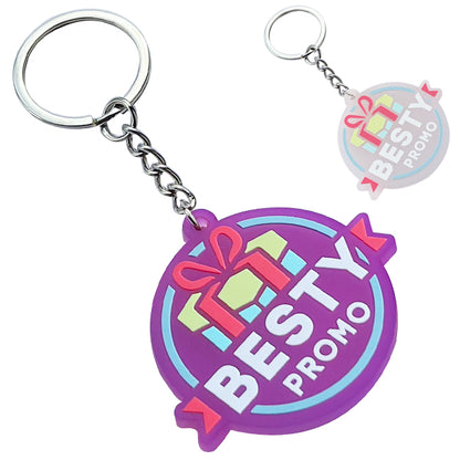 Custom UV Color-Changing PVC Keychain - Free Design Proof & Quote