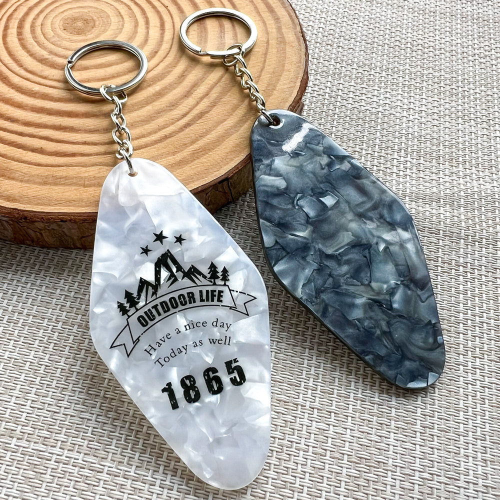 Custom Acrylic Keychains - Diamond Shape
