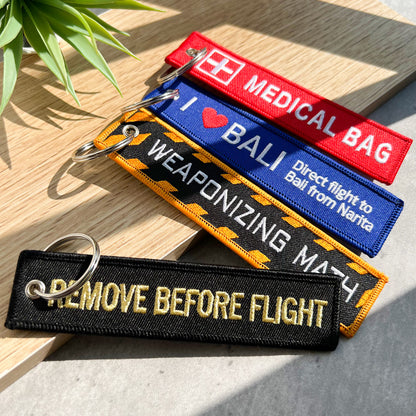 Double-Sided Custom Embroidered Keychain - Order Online