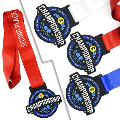 Custom PVC Medal with Customizable Lanyard – Free Design Proof & Quote