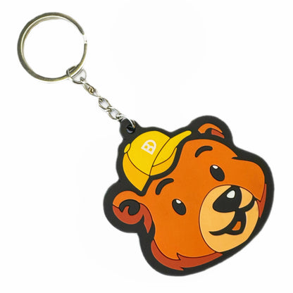 Custom 3D Die Cut Rubber Keychains - Free Design Proof & Quote