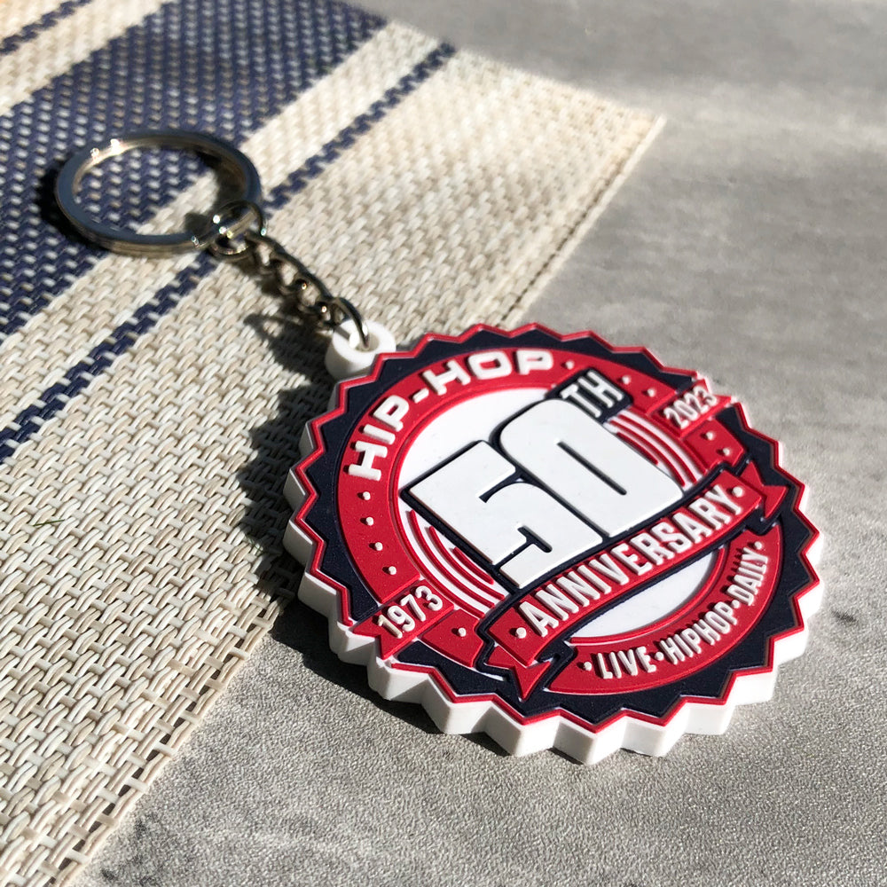 Custom 3D Die Cut Rubber Keychains