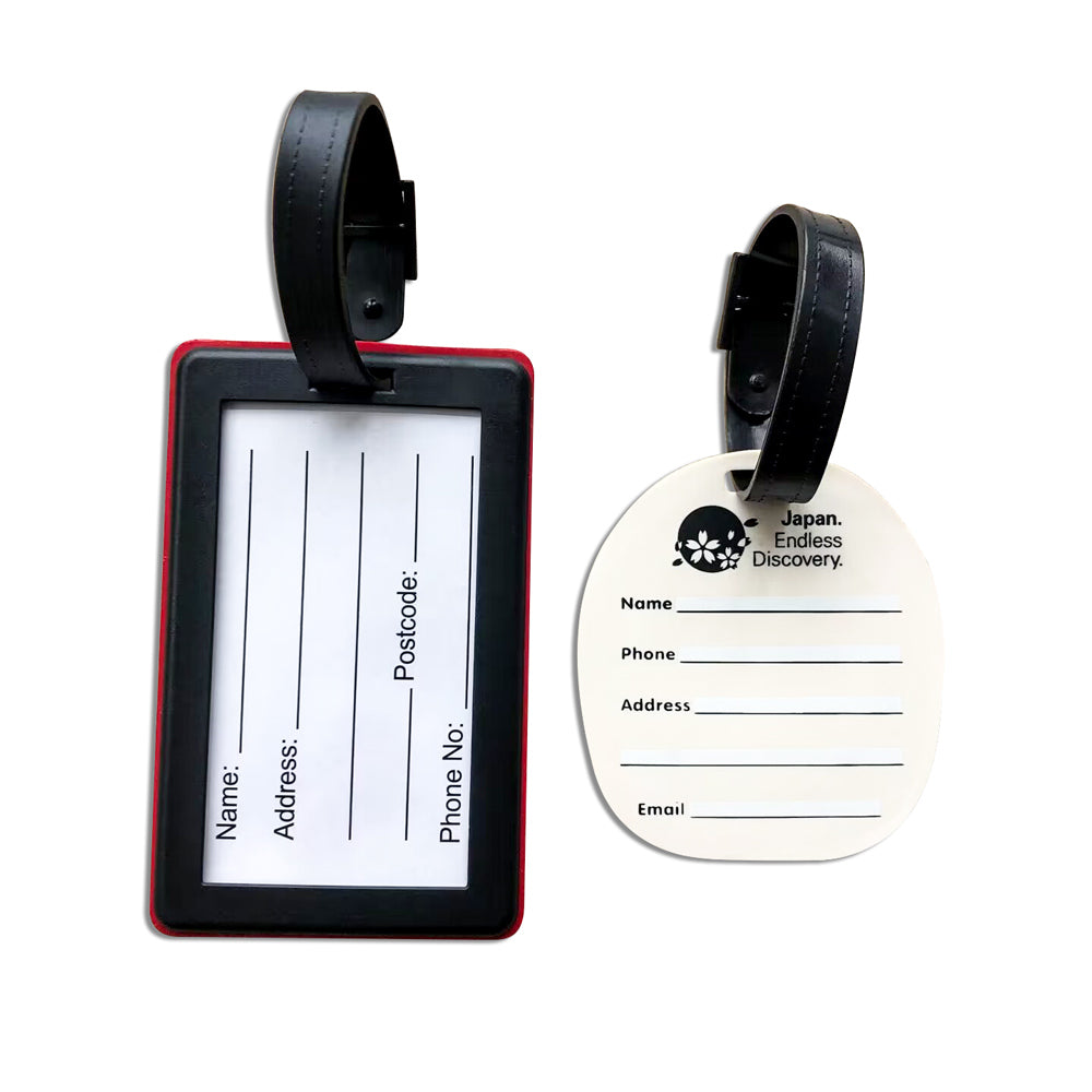 Custom Rectangular 3D Rubber Luggage Tag - Order Online