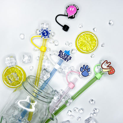 Custom Silicone Straw Toppers - Order Online