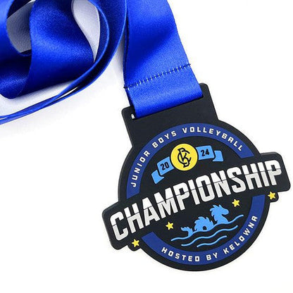 Custom PVC Medal with Customizable Lanyard – Free Design Proof & Quote