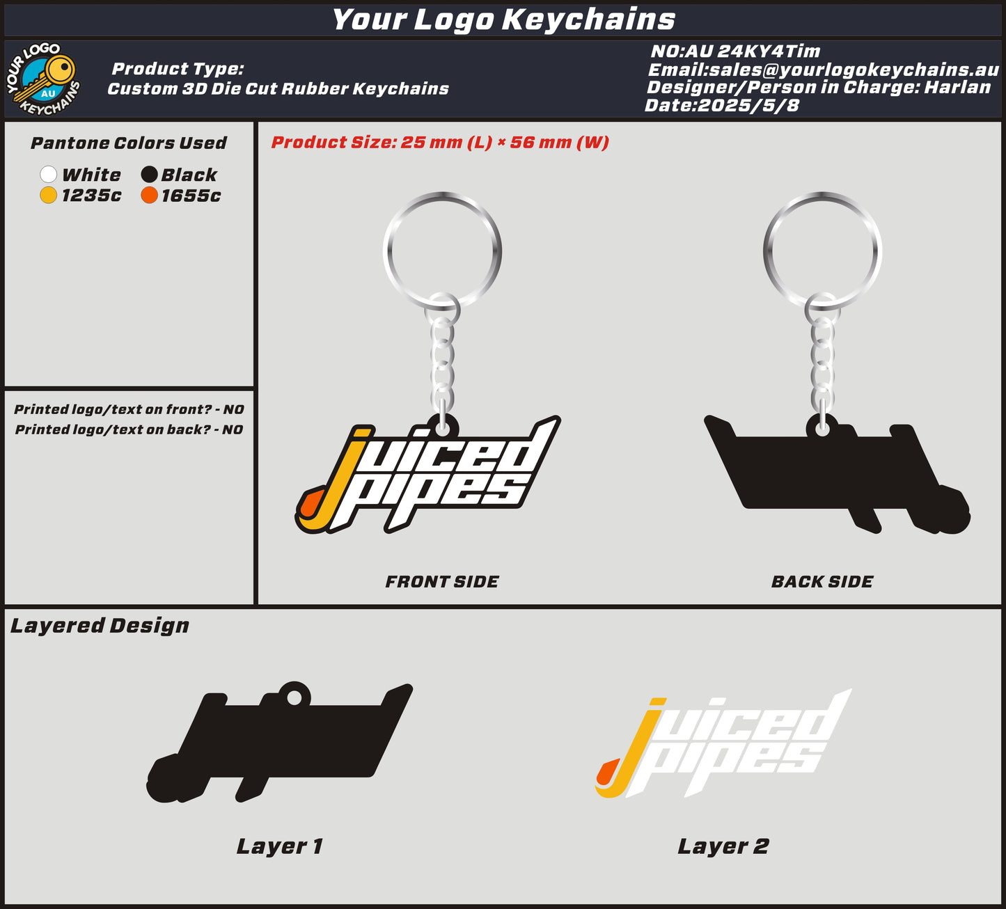 CUSTOM RUBBER KEYCHAINS - 24KY4Tim20250508