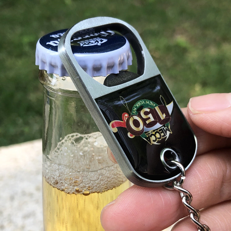 Custom Dog Tag Metal Keychain Bottle Opener