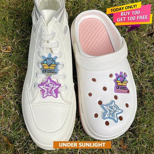 Custom UV Magic versatile Shoe Charms