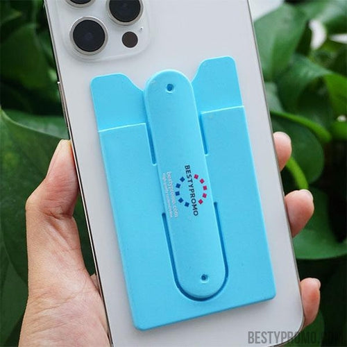 Custom Phone Stand With Card Holder-Besty Promo