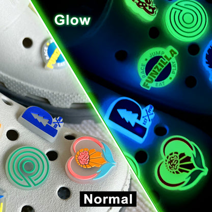 Custom Glow-in-the-Dark Clog Charms - Free Design Proof & Quote