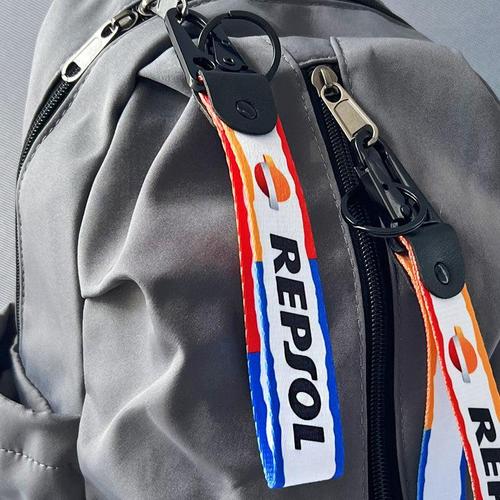 Custom Polyester Strap Keychain with Hook