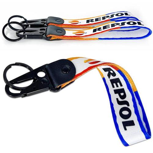 Custom Polyester Strap Keychain with Hook