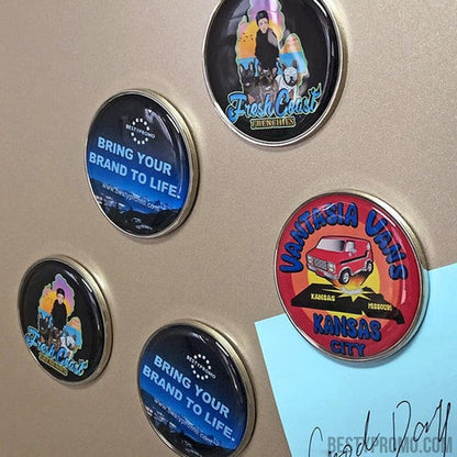 Custom Doming Fridge Magnet - Rounded-Besty Promo