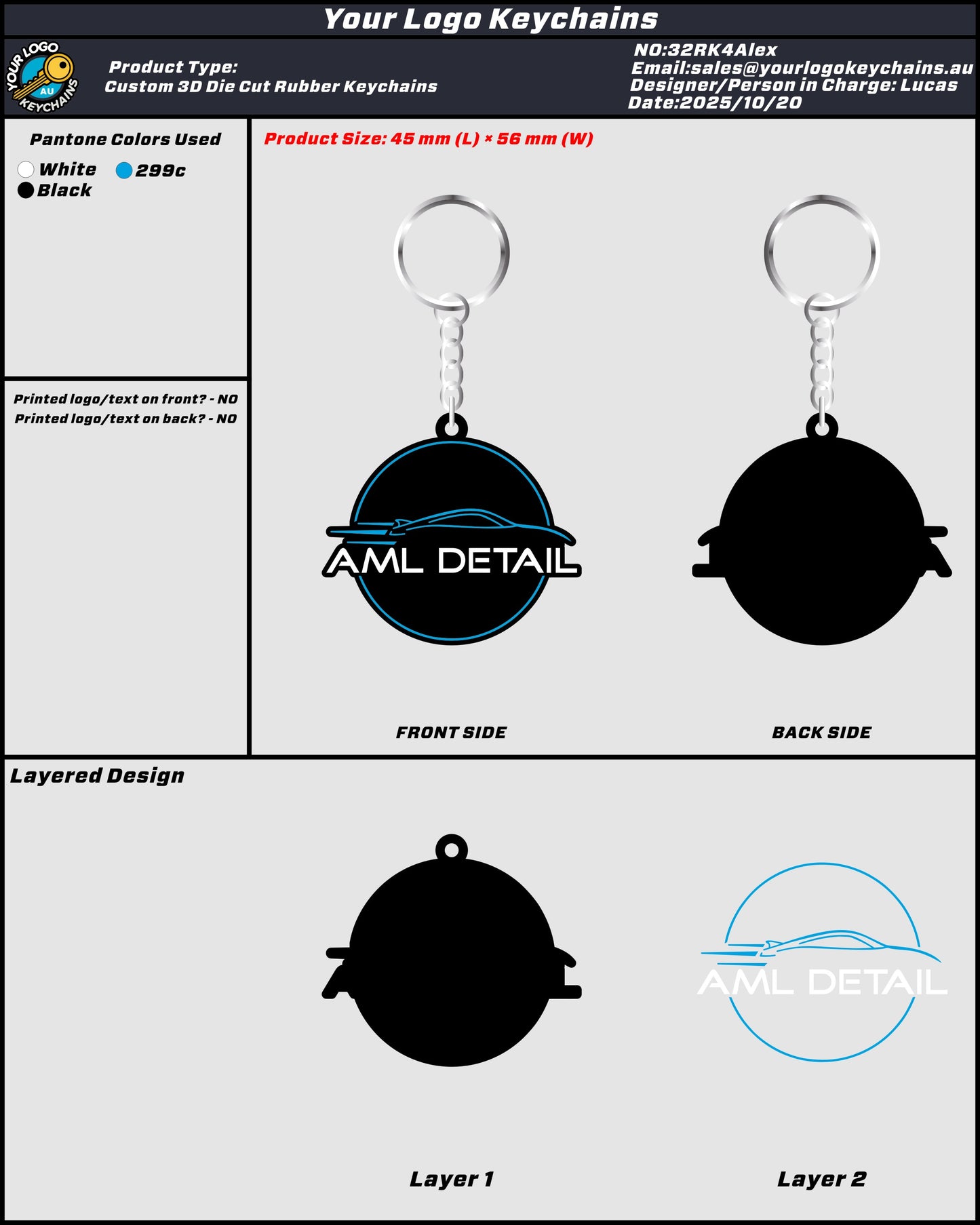 Rubber Keychain 32RK4Alex 20251020