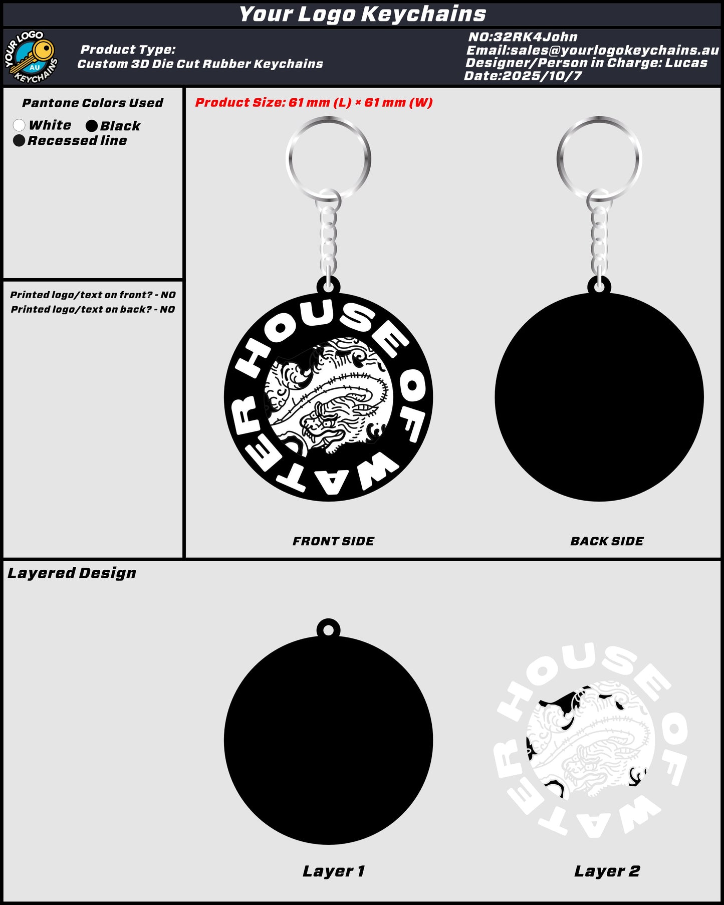 Rubber Keychain 32RK4John 20251007