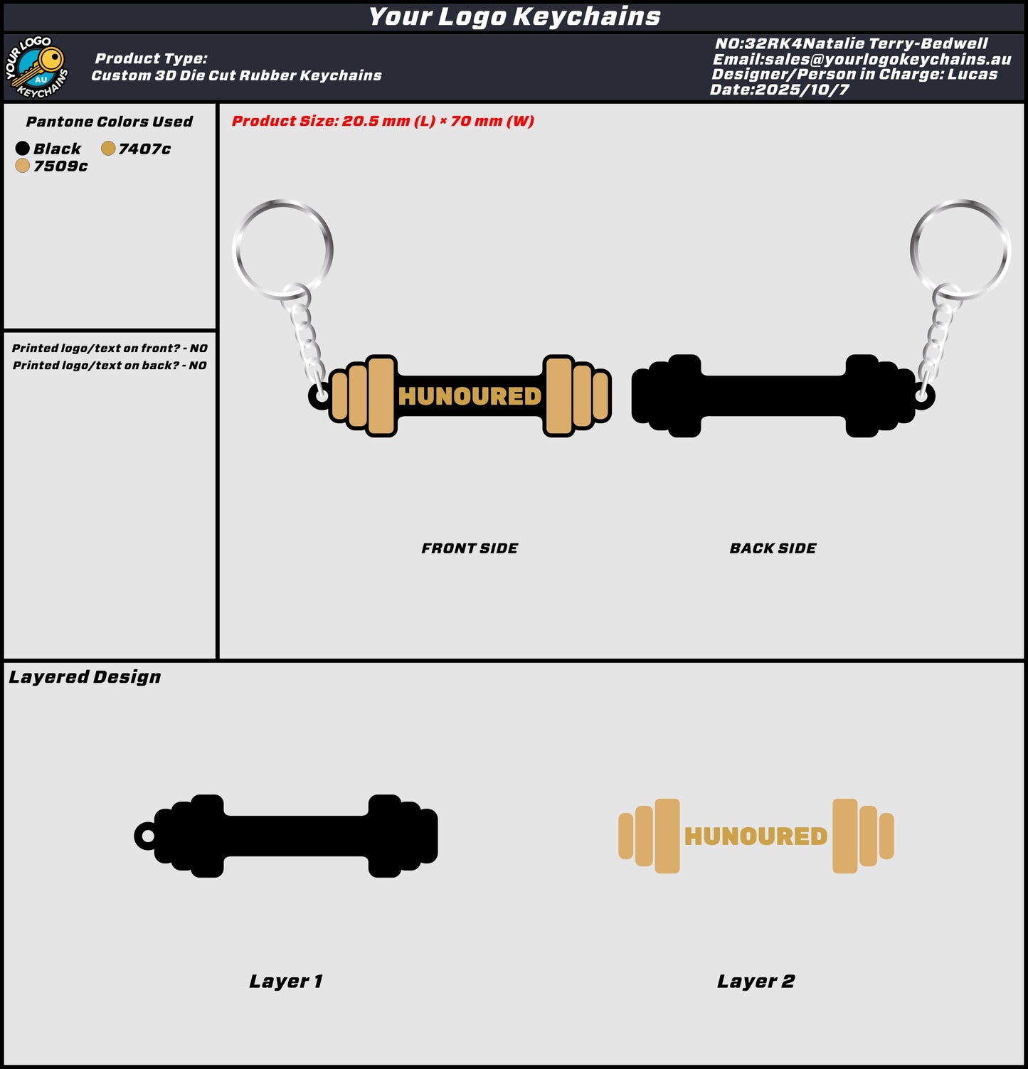 Rubber Keychain 32RK4Natalie Terry-Bedwell 20251007