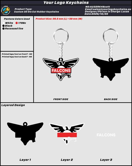 Rubber Keychain 32RK4Scott 20251020