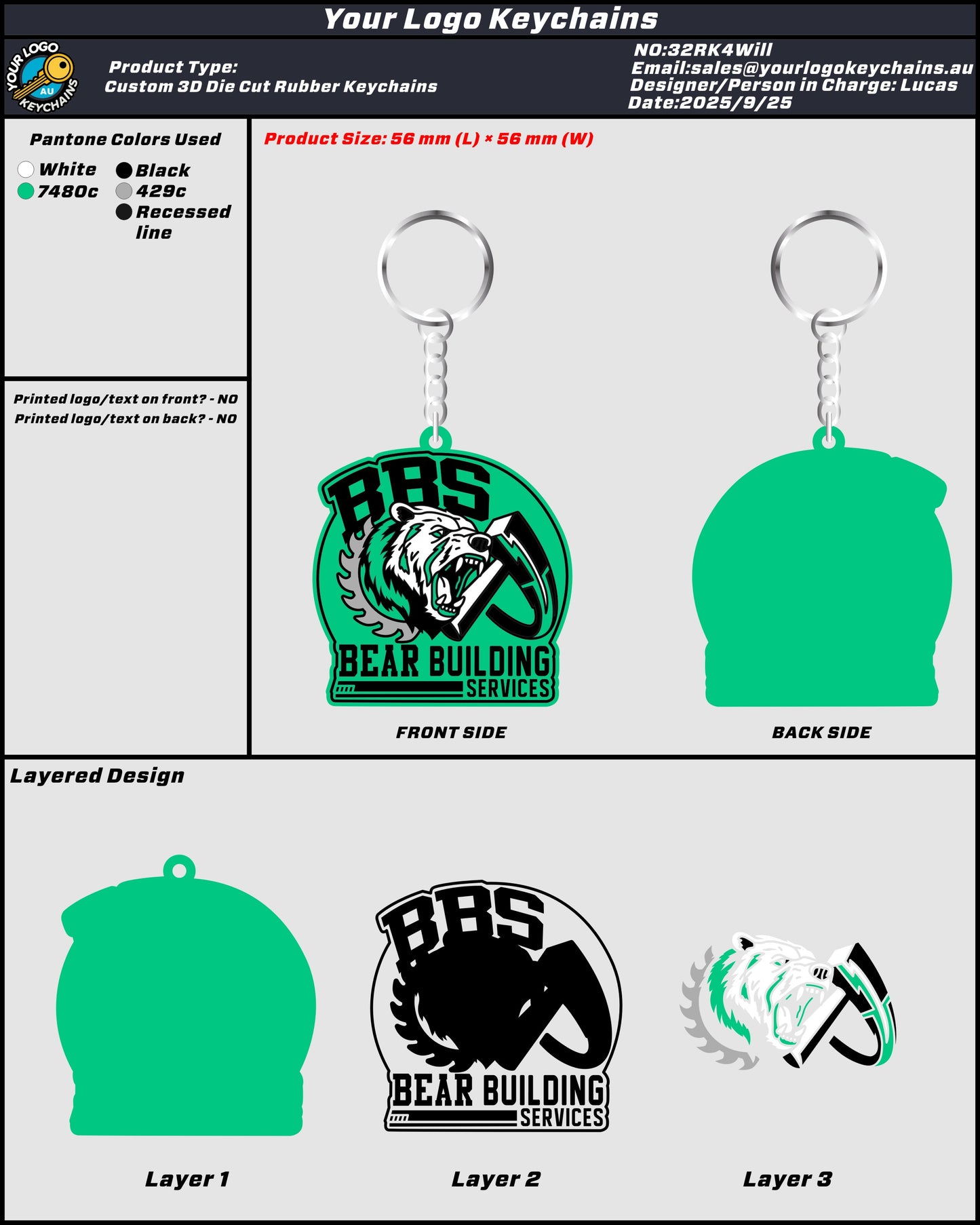 Rubber Keychain 32RK4Will（2）20250925 RE