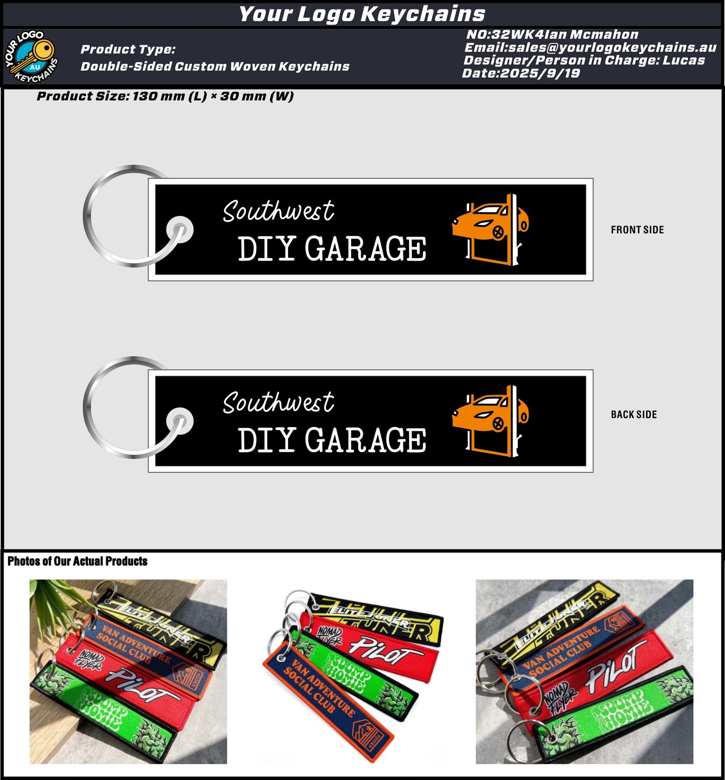 Custom Double Side Woven Keychains 32WK4Ian Mcmahon 20250918