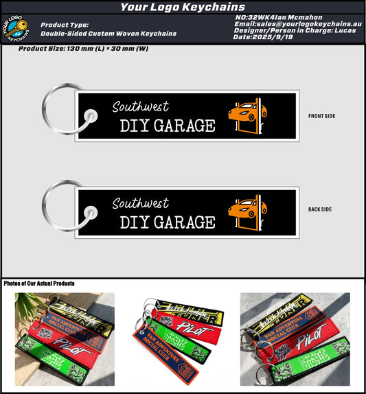 Custom Double Side Woven Keychains 32WK4Ian Mcmahon 20250918