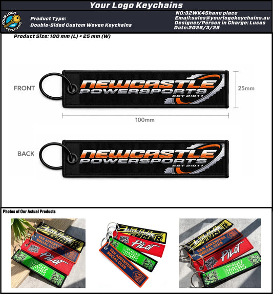 Custom Double-Sided Woven Flight Key Tag - 20260401 - 32 - 3