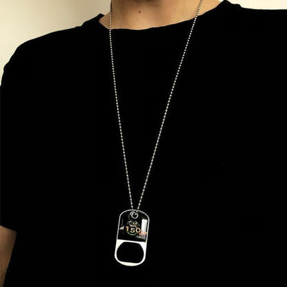 Custom Dog Tag Necklace With Opener-Besty Promo
