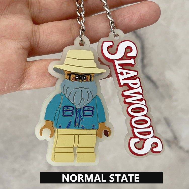 Custom UV Color-Changing PVC Keychain