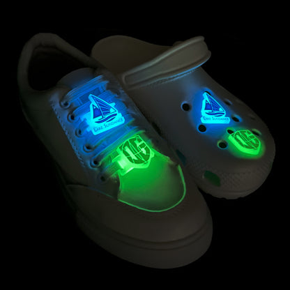 Custom Glow-in-the-Dark Versatile Shoe Charms – Free Design Proof & Quote