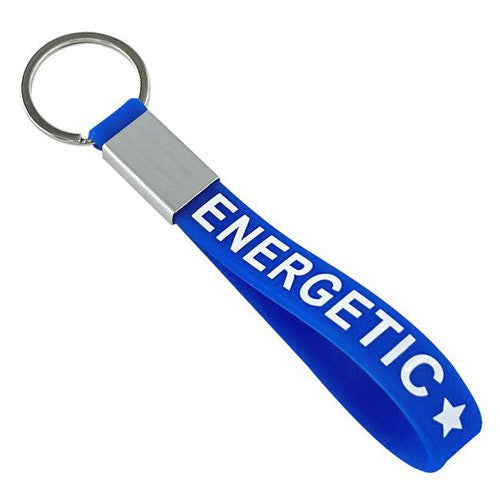 Custom Silicone Wrist Loop Keychain - Free Design Proof & Quote