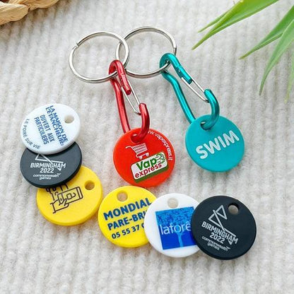 Plastic Shopping Trolley Token