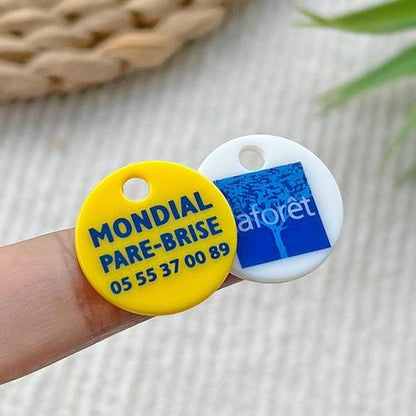 Plastic Shopping Trolley Token