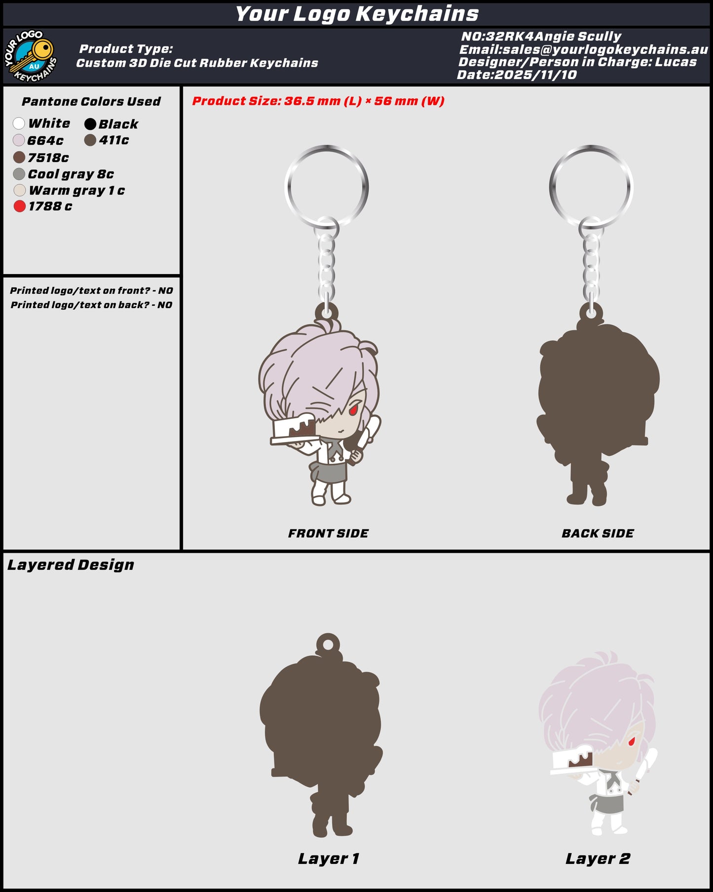 Rubber Keychain 32RK4Angie Scully 20251110