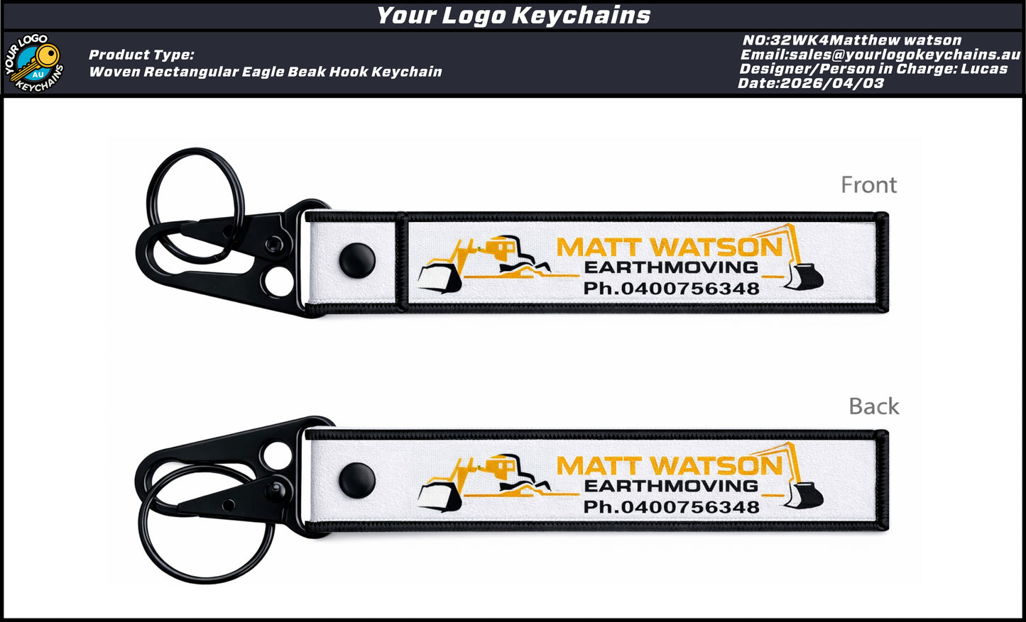 Custom Woven Wrist Loop Keychain - 20260406 - 32 - 1
