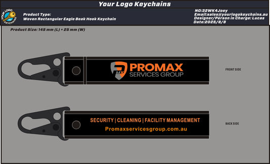 Double Sided Woven Keychains 32WK4Joey 20250731